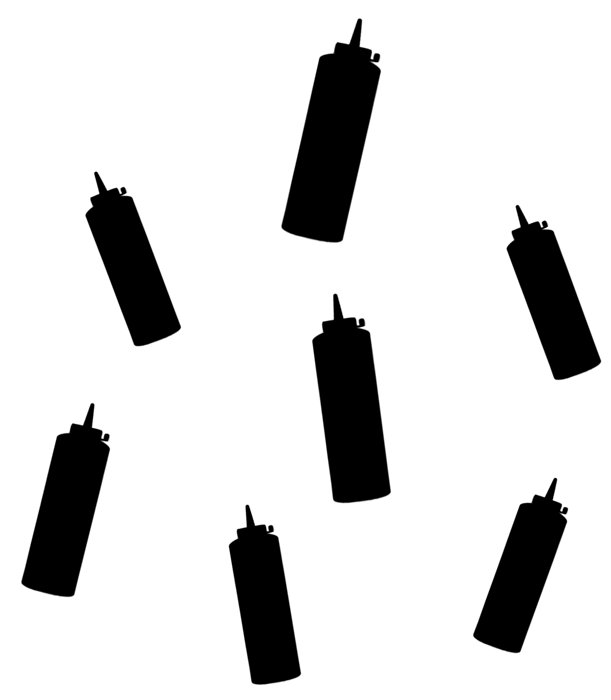squeeze bottle silhouette grafik