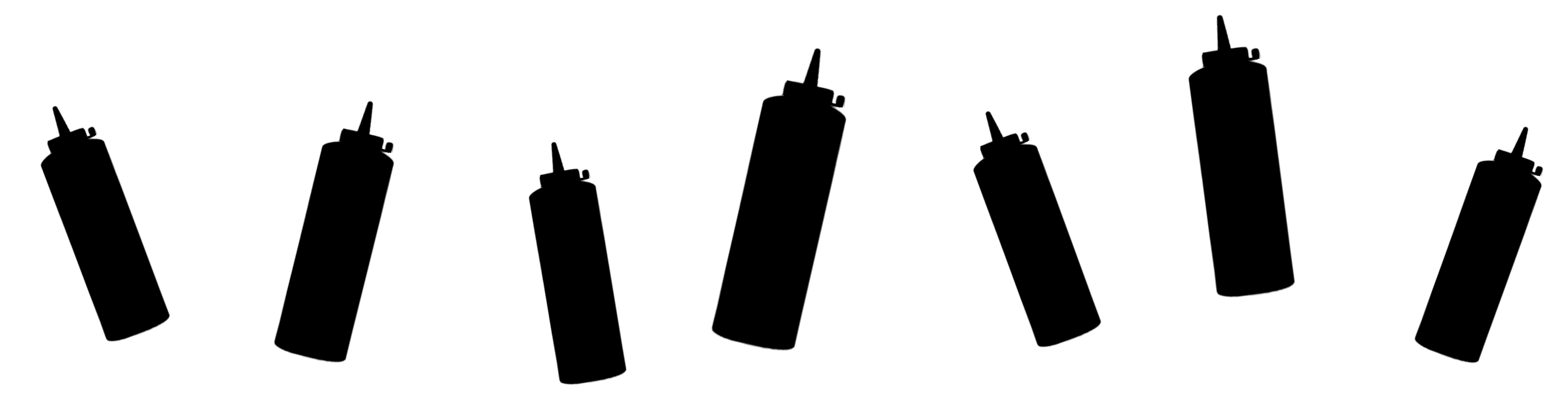 squeeze bottle silhouette grafik