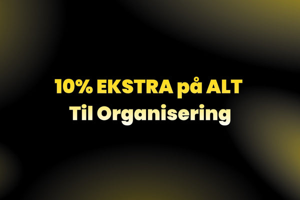 10% EKSTRA rabat til organisering black week
