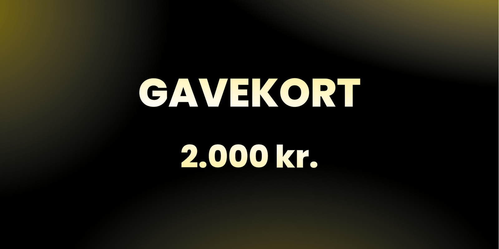 2.000 kr. gavekort GIVEAWAY