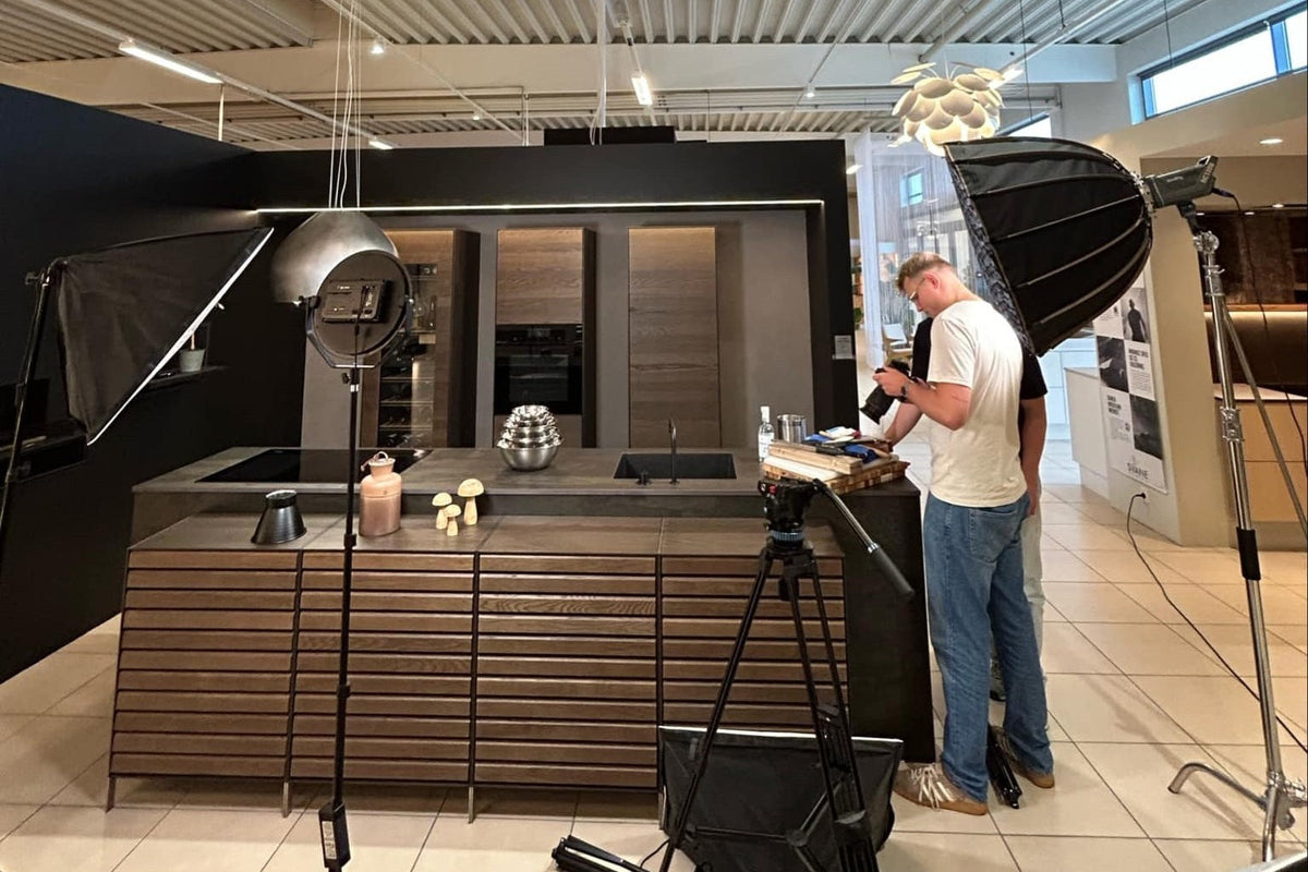 Photoshoot hos Svane Køkkenet Aalborg