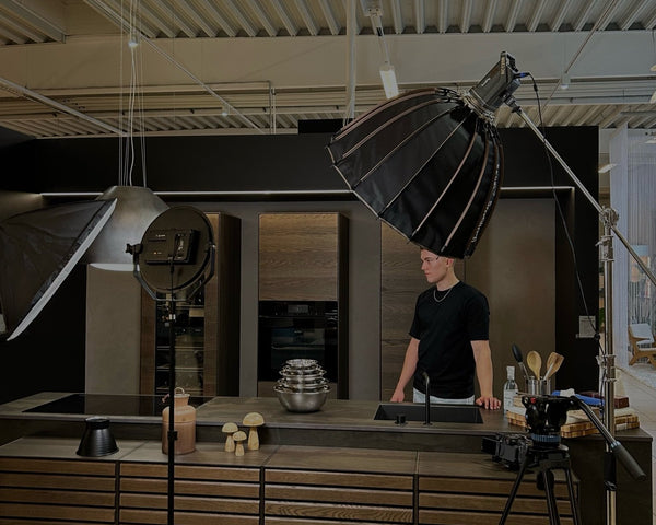 DitProKøkken photoshoot BTS