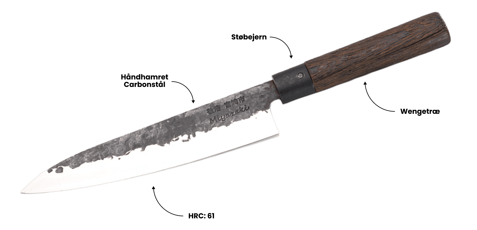 Gyuto-kniv egenskaber og kvaliteter